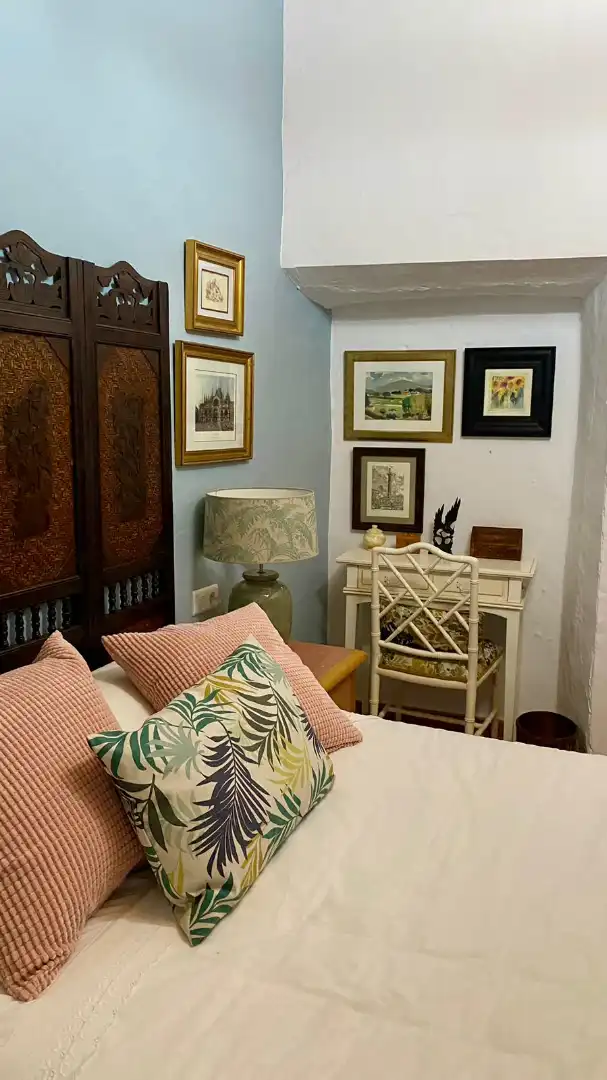 Bedroom of Houses for rent in Almáchar  with Furnished, Oven and Microwave