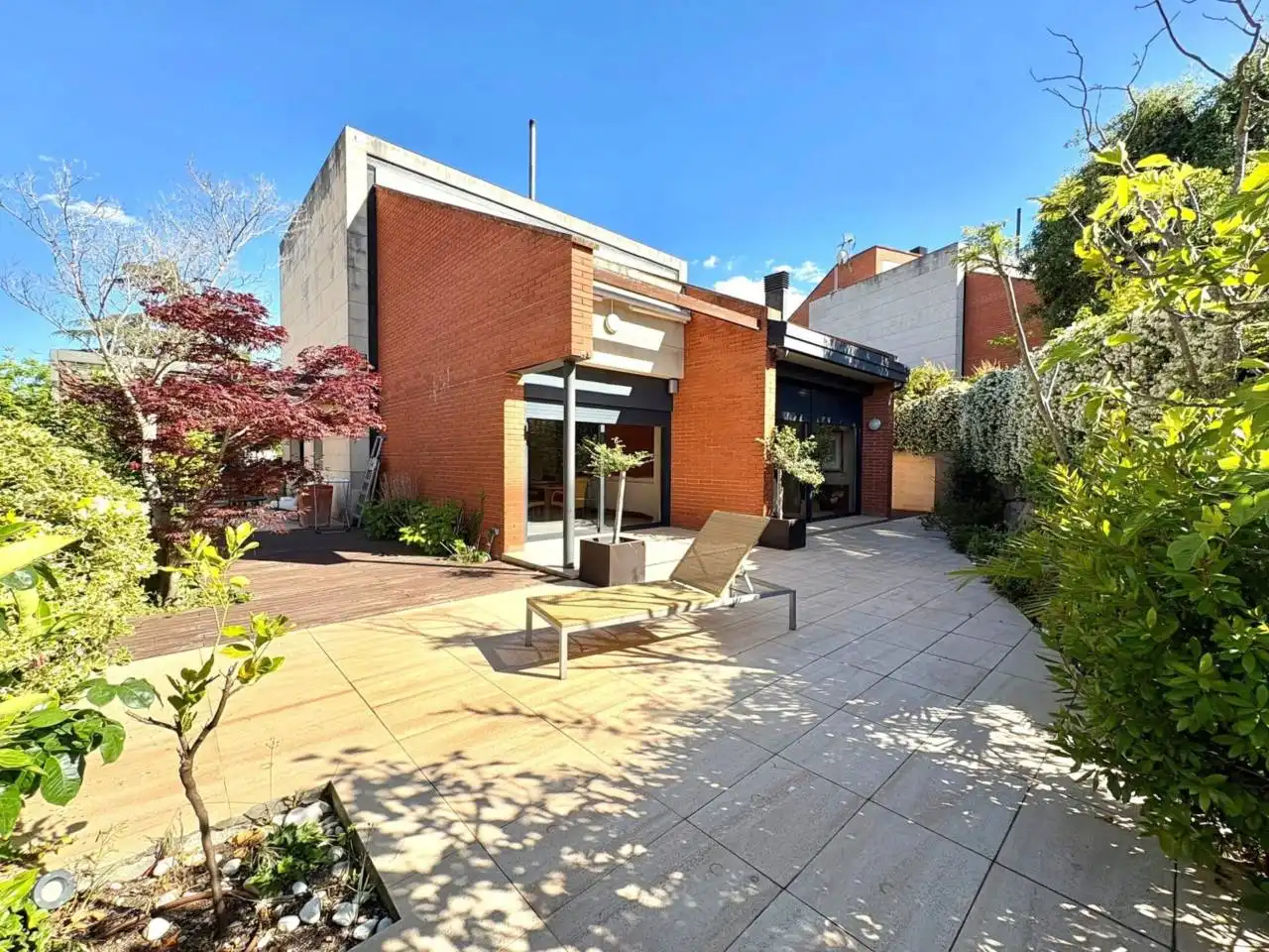 Terraza de Casa o chalet en venta en Sant Cugat del Vallès con Aire acondicionado, Calefacción y Jardín privado