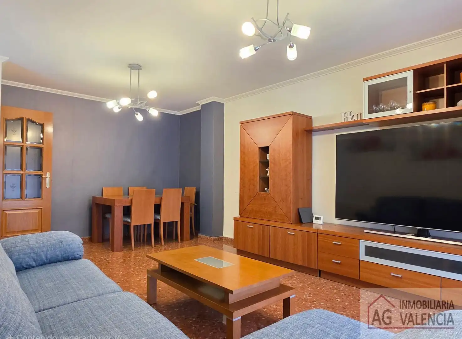 Sala de estar de Piso de alquiler en Almenara con Aire acondicionado, Calefacción y Amueblado