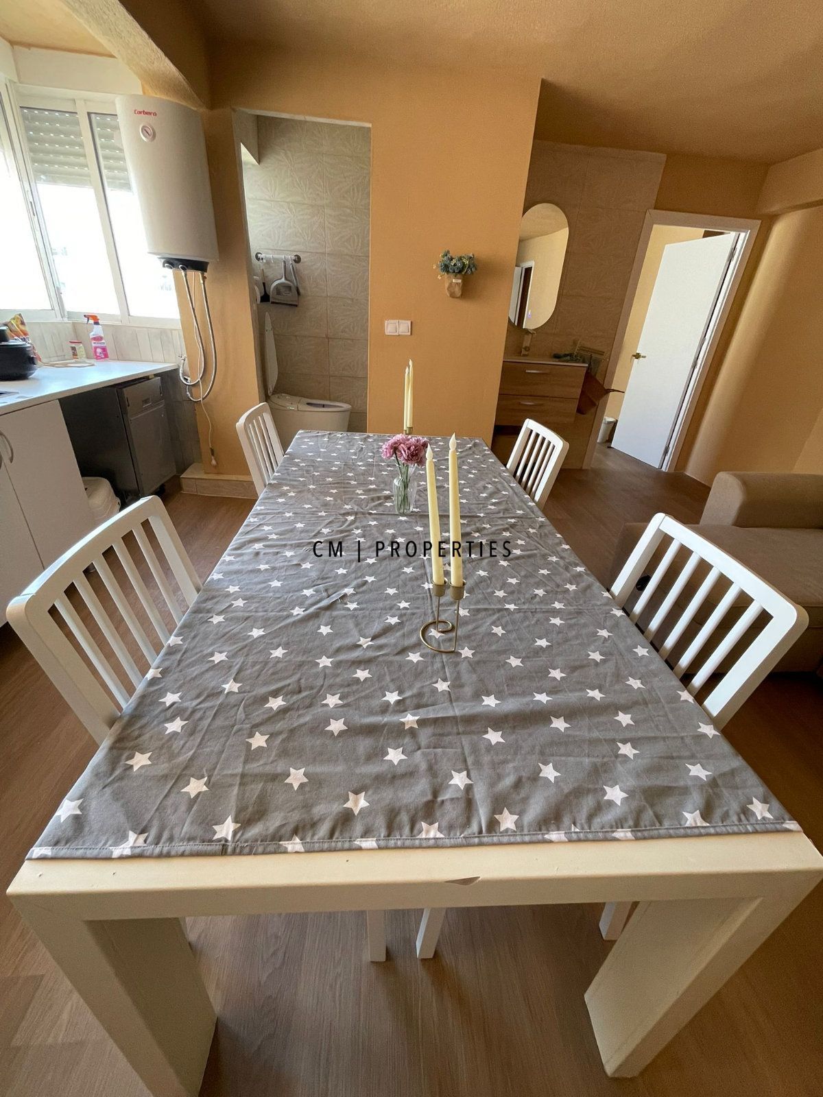 Menjador de Pis en venda en  Valencia Capital amb Aire condicionat, Calefacció i Terrassa