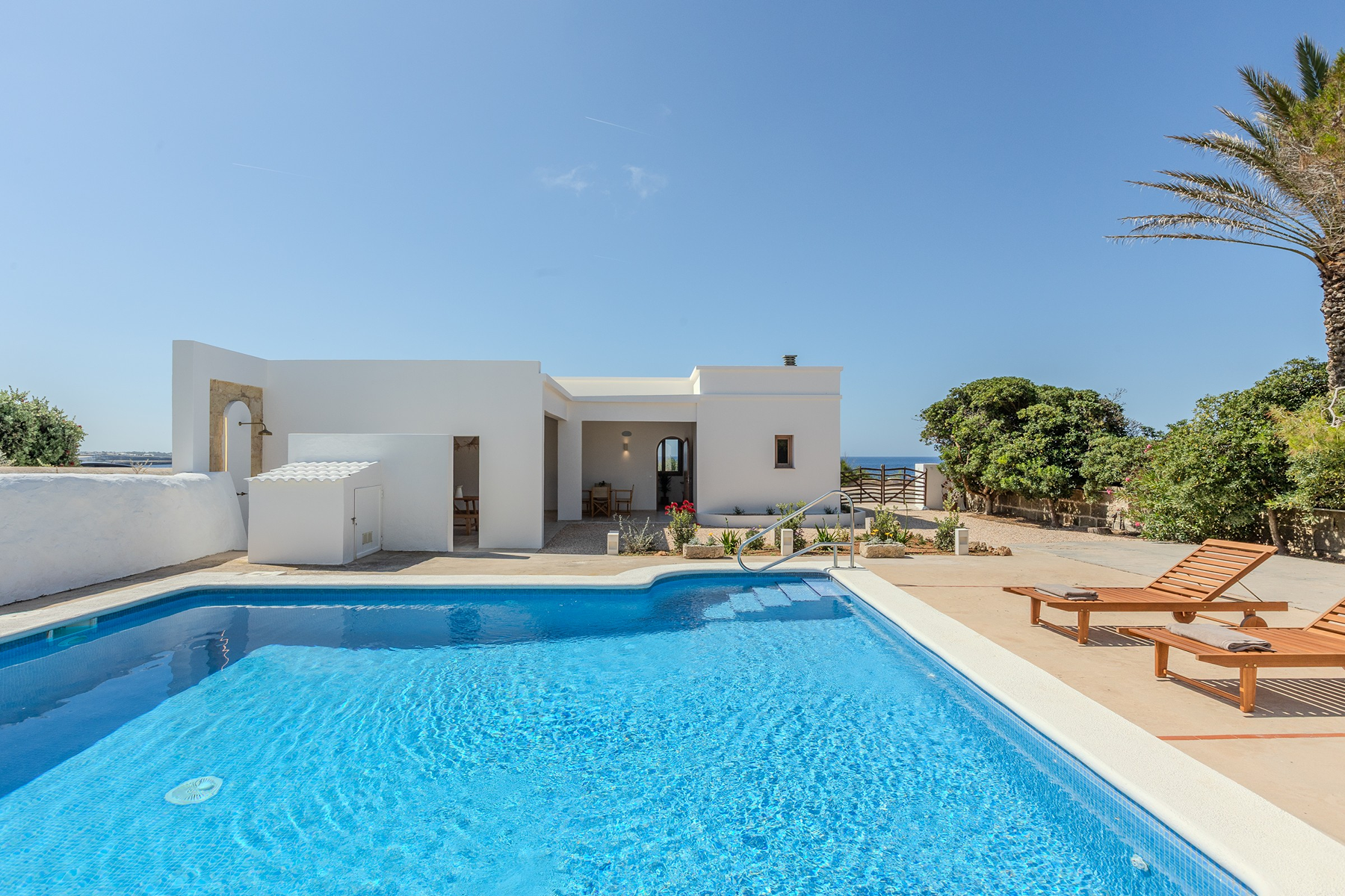 Piscina de Casa o xalet de lloguer en Ciutadella de Menorca amb Aire condicionat, Terrassa i Traster
