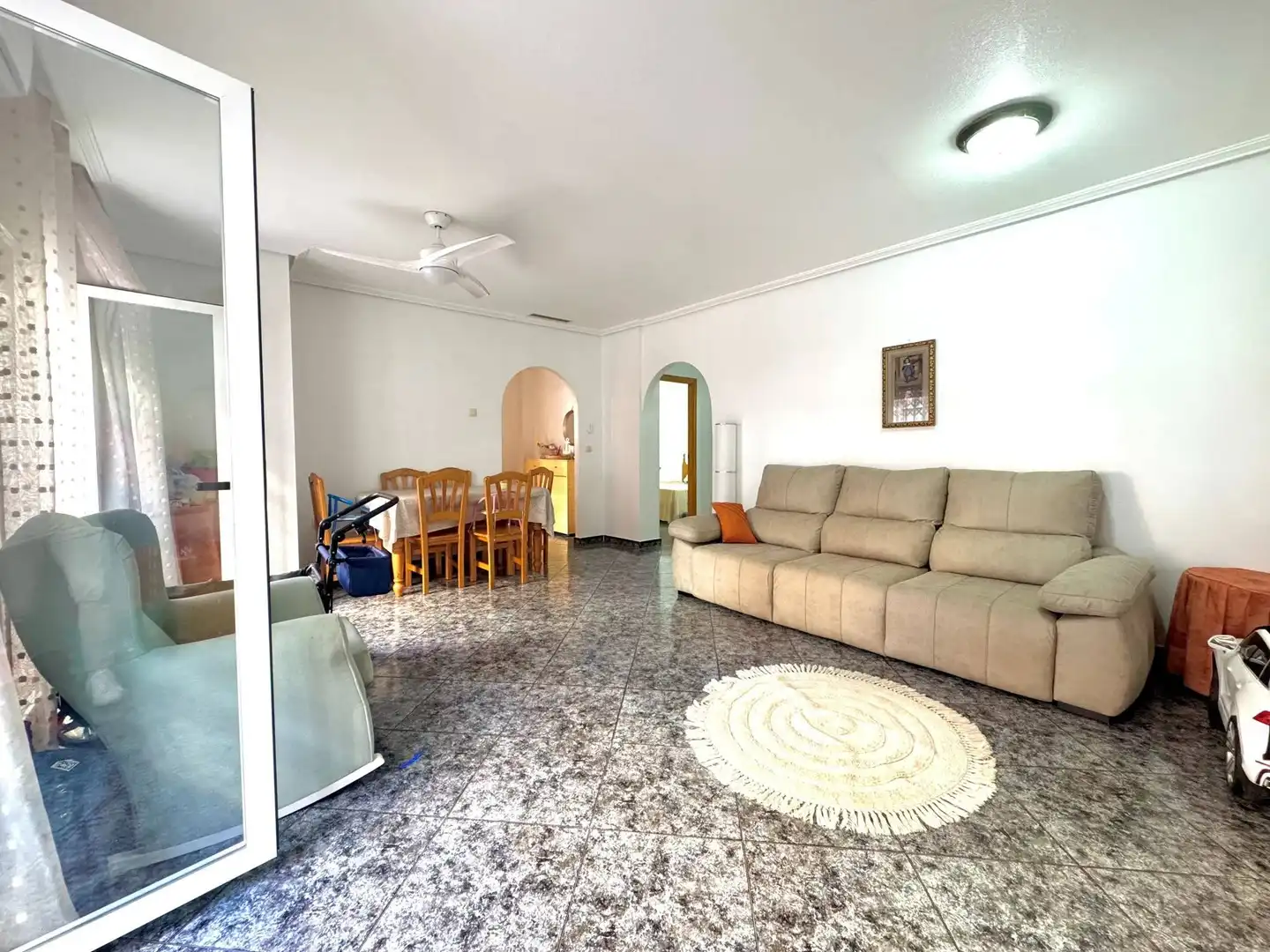Sala de estar de Apartamento en venta en San Pedro del Pinatar con Aire acondicionado, Calefacción y Amueblado