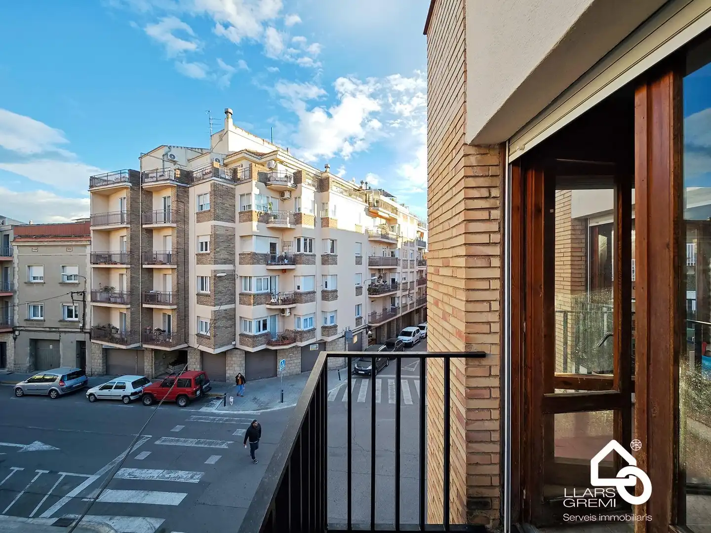 Vista exterior de Piso en venta en Igualada con Calefacción, Terraza y Trastero
