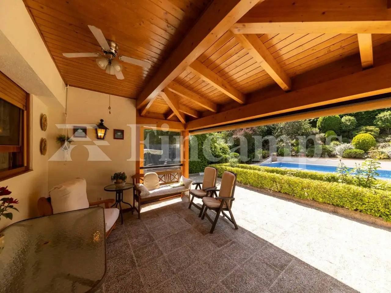 Terrasse von Haus oder Chalet zum Verkauf in Cerdanyola del Vallès mit Klimaanlage, Heizung und Privatgarten