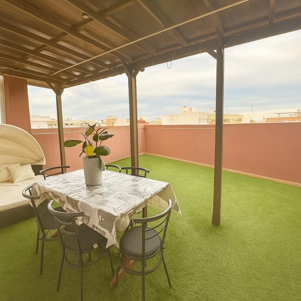 Terrasse von Dachboden zum verkauf in Alaquàs mit Klimaanlage, Terrasse und Abstellraum