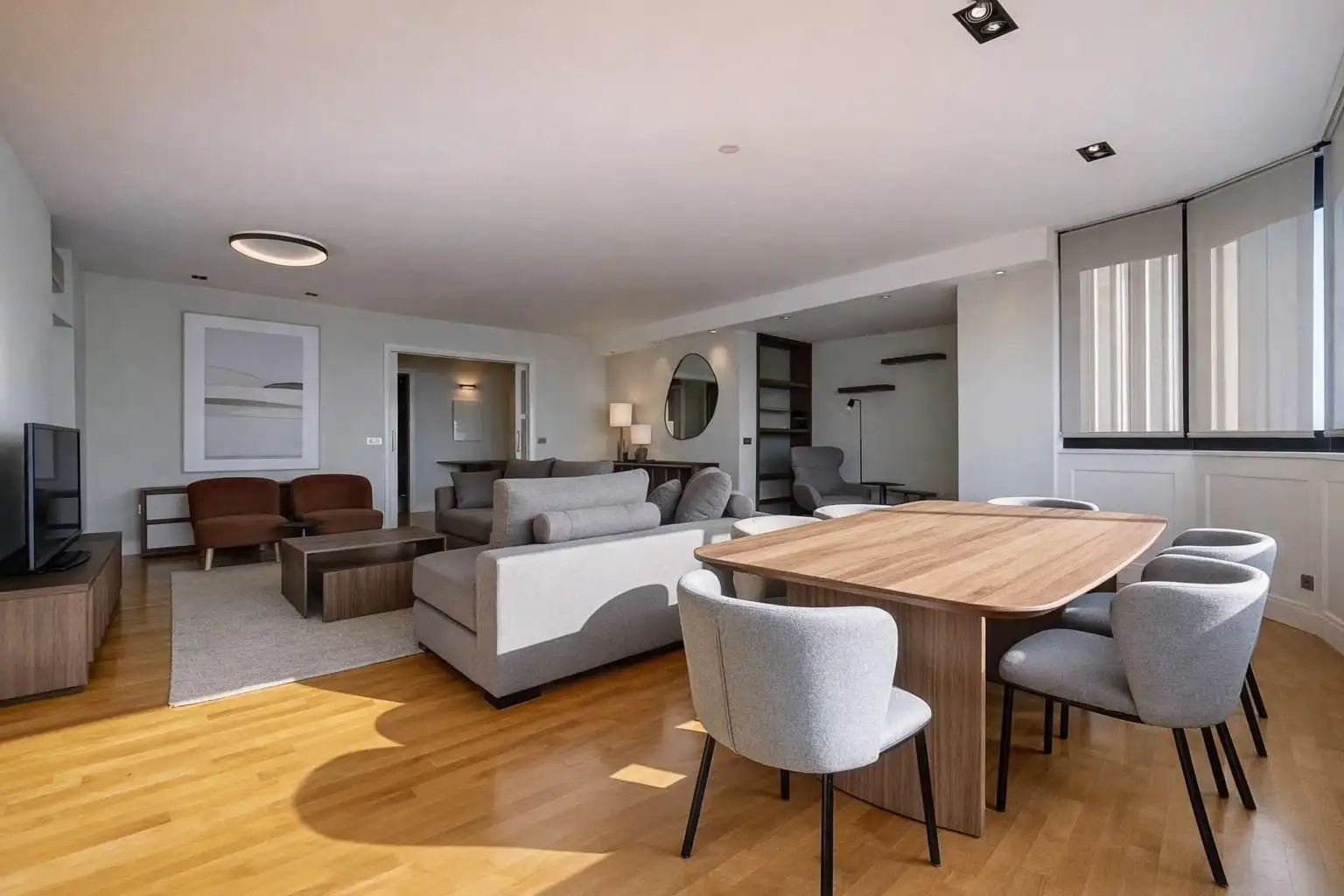 Living room of Flat for rent in Santa Cruz de Tenerife  with Air Conditioner, Heating and Storage room