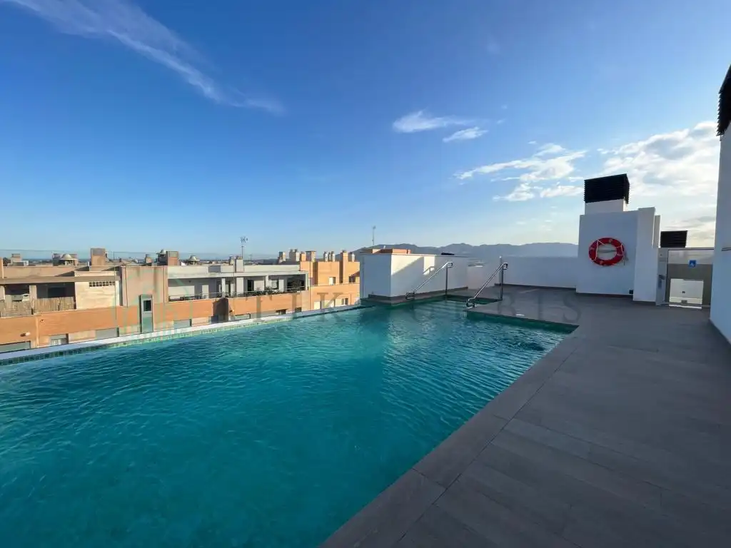 Piscina de Ático de alquiler en Málaga con Aire acondicionado, Terraza y Piscina