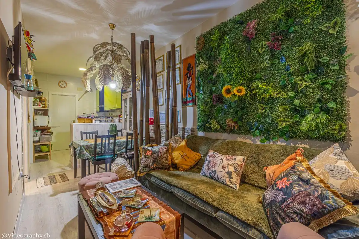 Sala d'estar de Planta baixa en venda en Móstoles amb Aire condicionat, Calefacció i Jardí privat