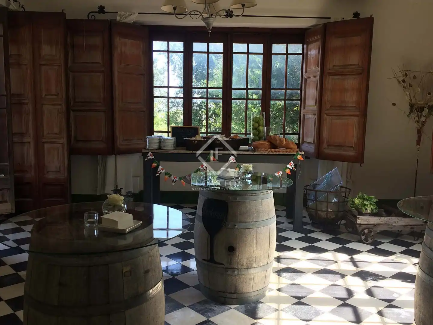 Cocina de Finca rústica en venta en Banyeres del Penedès con Jardín privado, Terraza y Piscina
