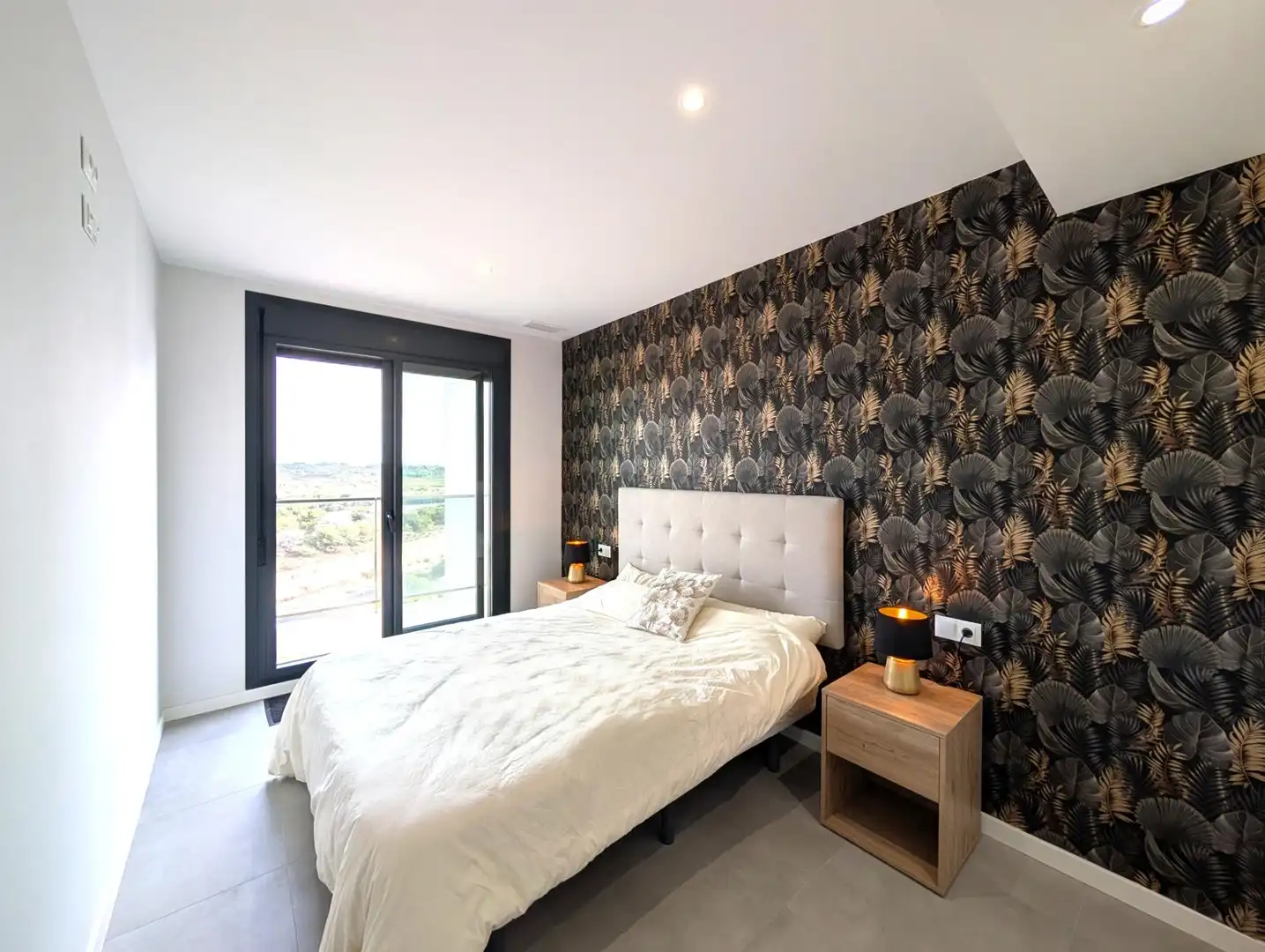 Schlafzimmer von Dachboden zum Verkauf in Orihuela mit Klimaanlage, Heizung und Terrasse