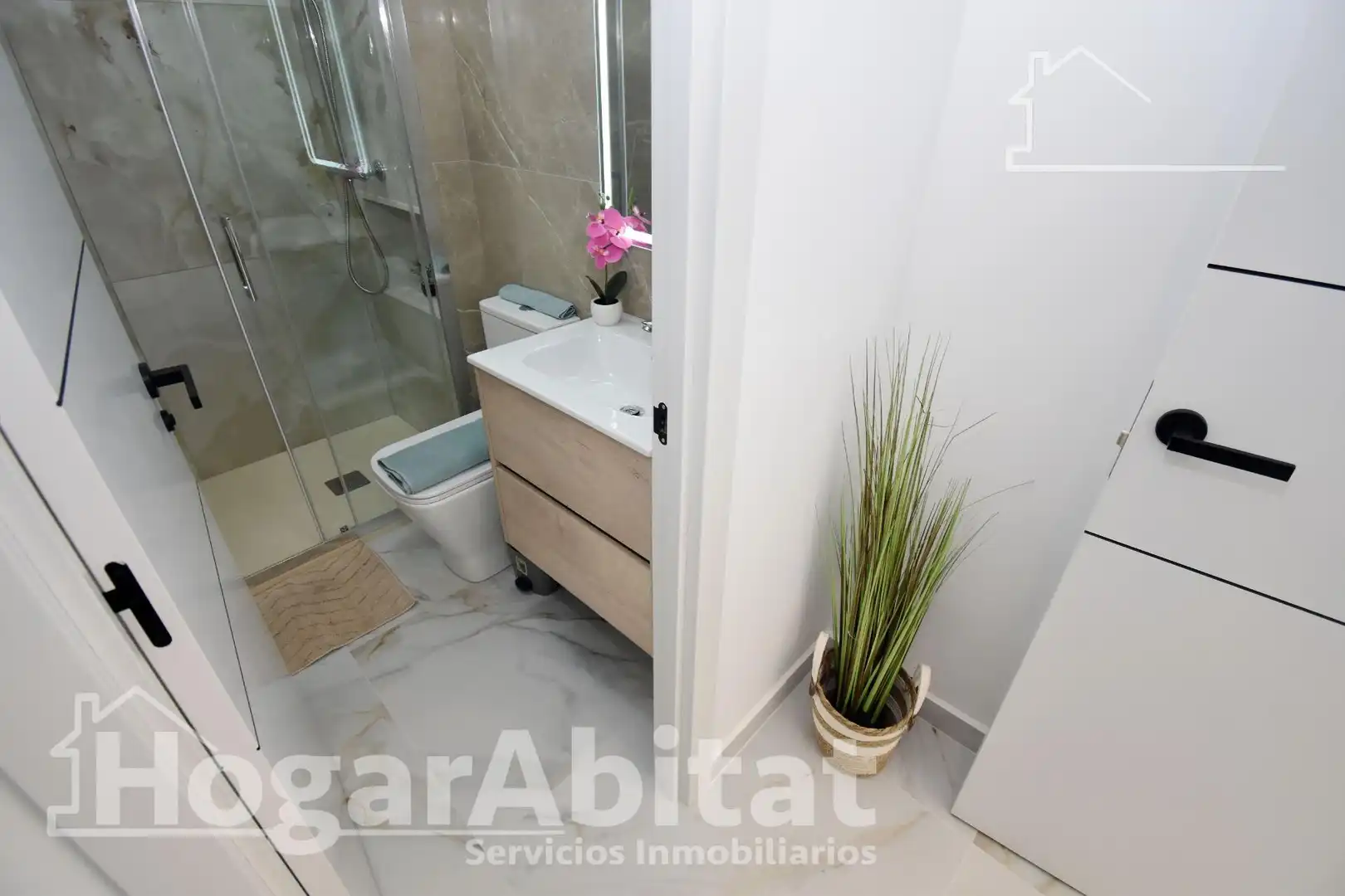 Badezimmer von Haus oder Chalet zum Verkauf in Vila-real mit Klimaanlage, Heizung und Terrasse