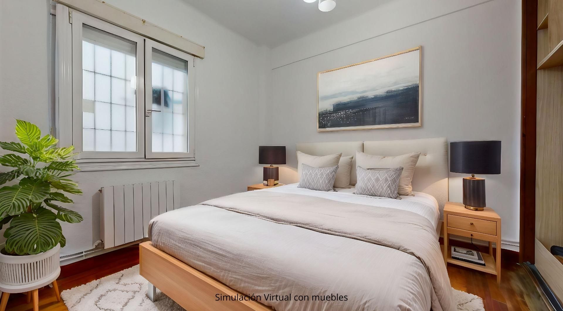 Bedroom of Flat for sale in Bilbao   with Heating