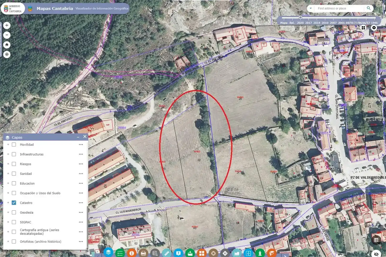 Land for sale in Valderredible