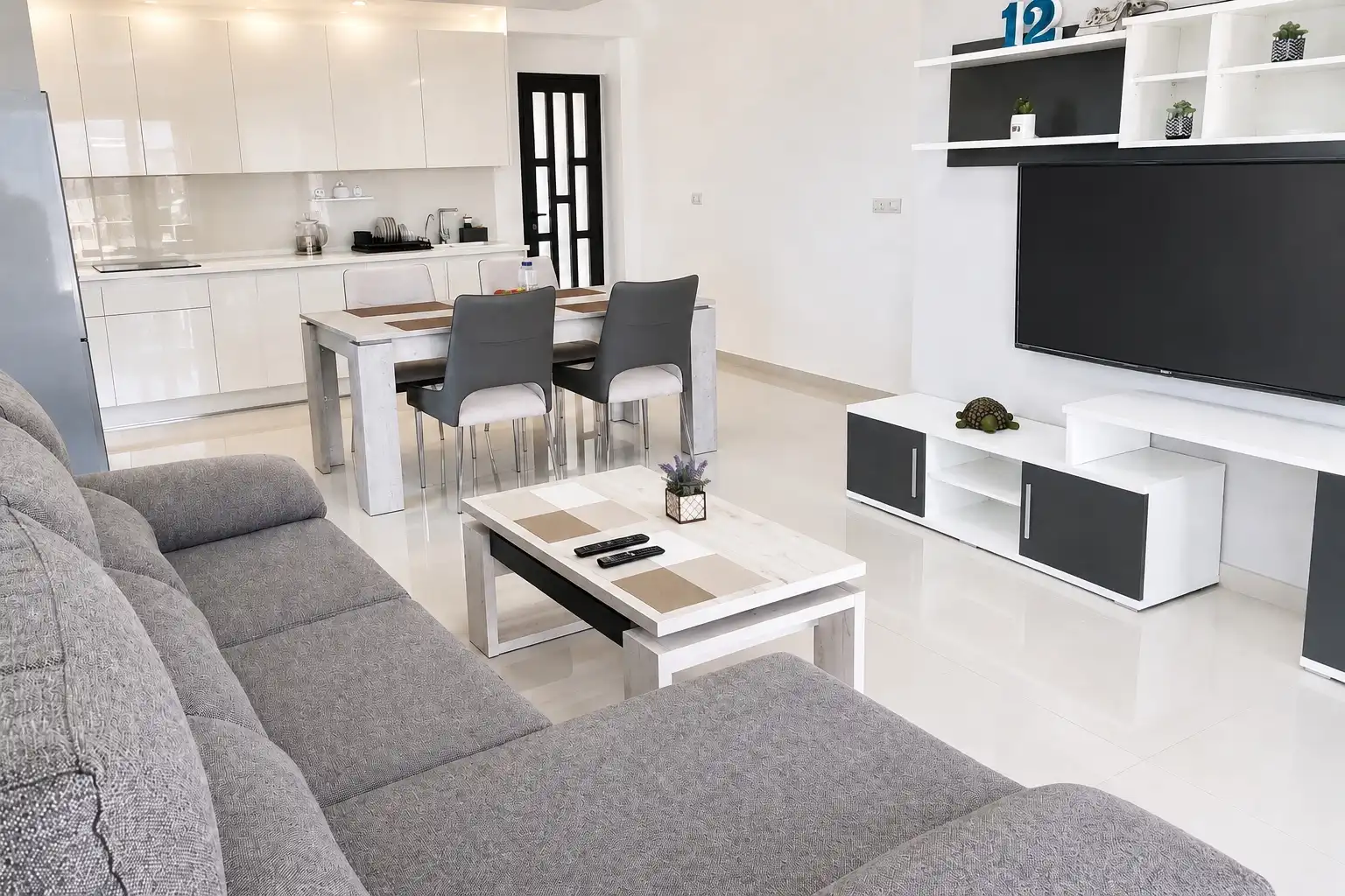 Living room of Houses for rent in Pilar de la Horadada  with Air Conditioner, Terrace and Swimming Pool
