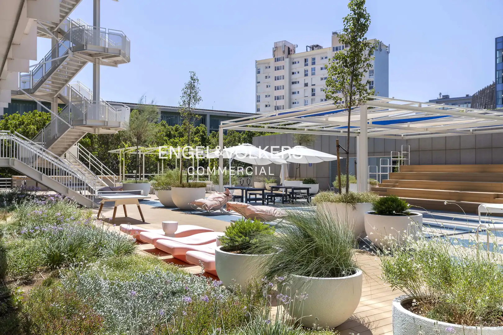 Terrassa de Oficina de lloguer en Barcelona amb Aire condicionat i Terrassa