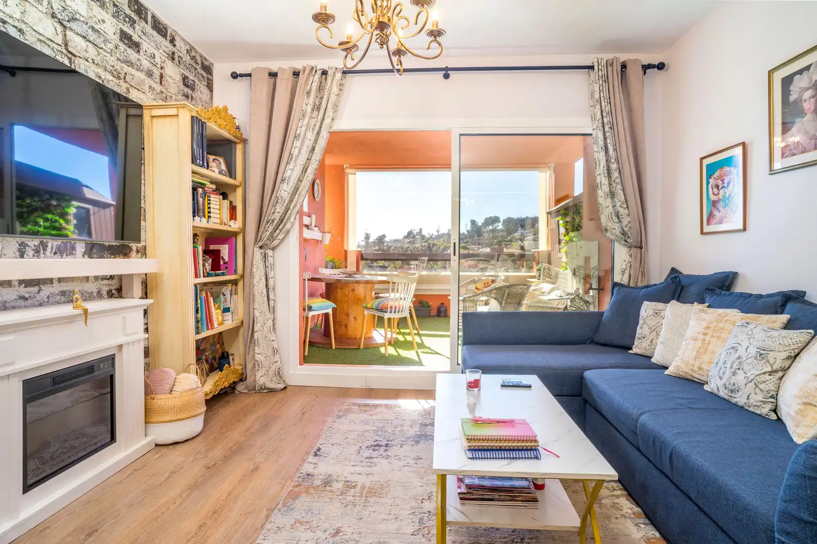 Wohnzimmer von Wohnung zum Verkauf in Marbella mit Balkon und Gemeinschaftspool
