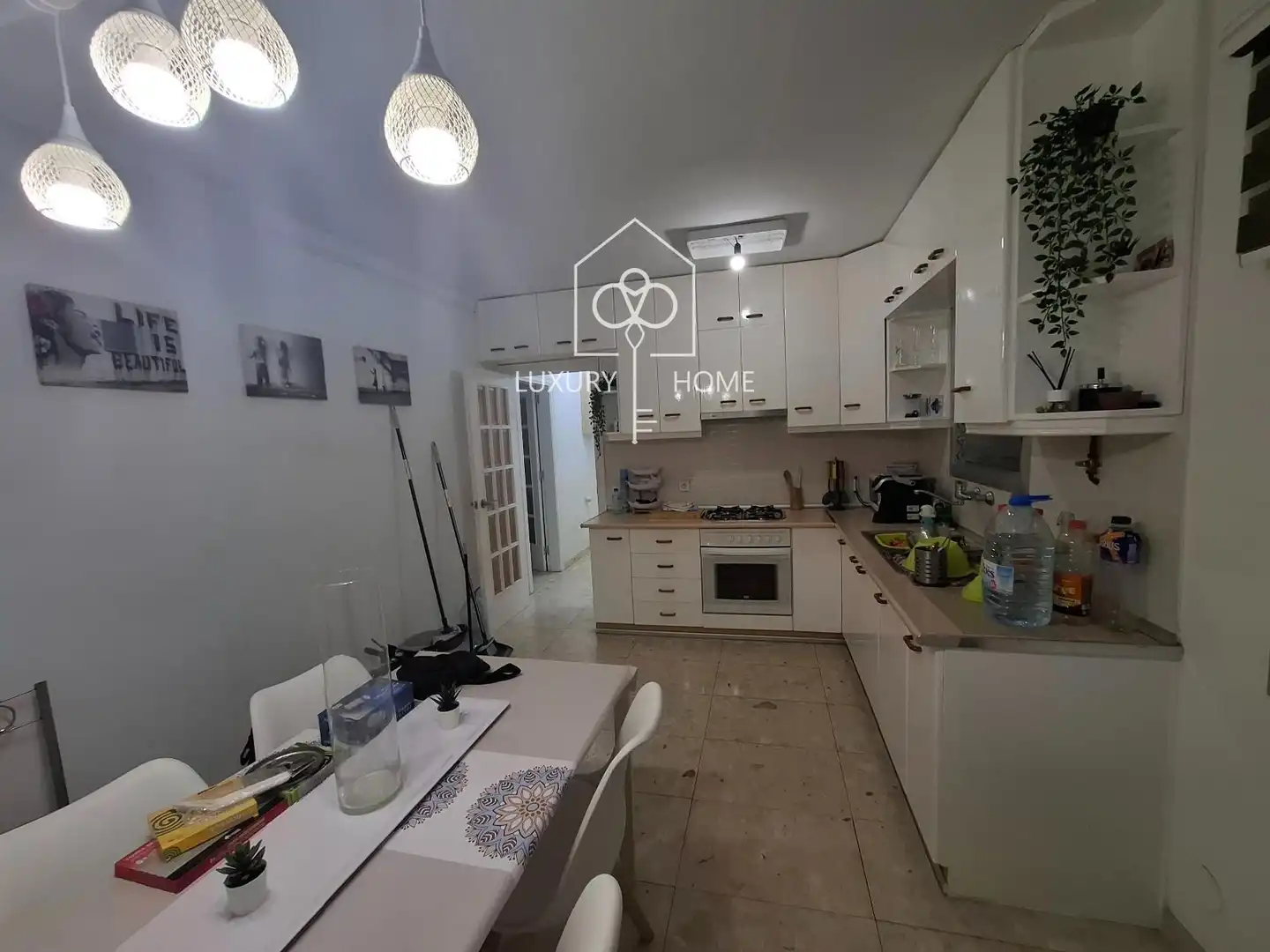 Kitchen of Flat for sale in Viladecans  with Air Conditioner, Terrace and Oven