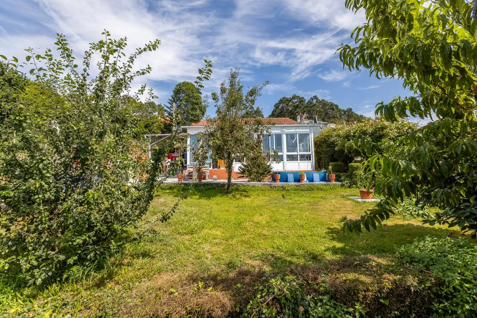 Jardín de Casa o chalet en venta en Pontedeume con Jardín privado, Terraza y Trastero