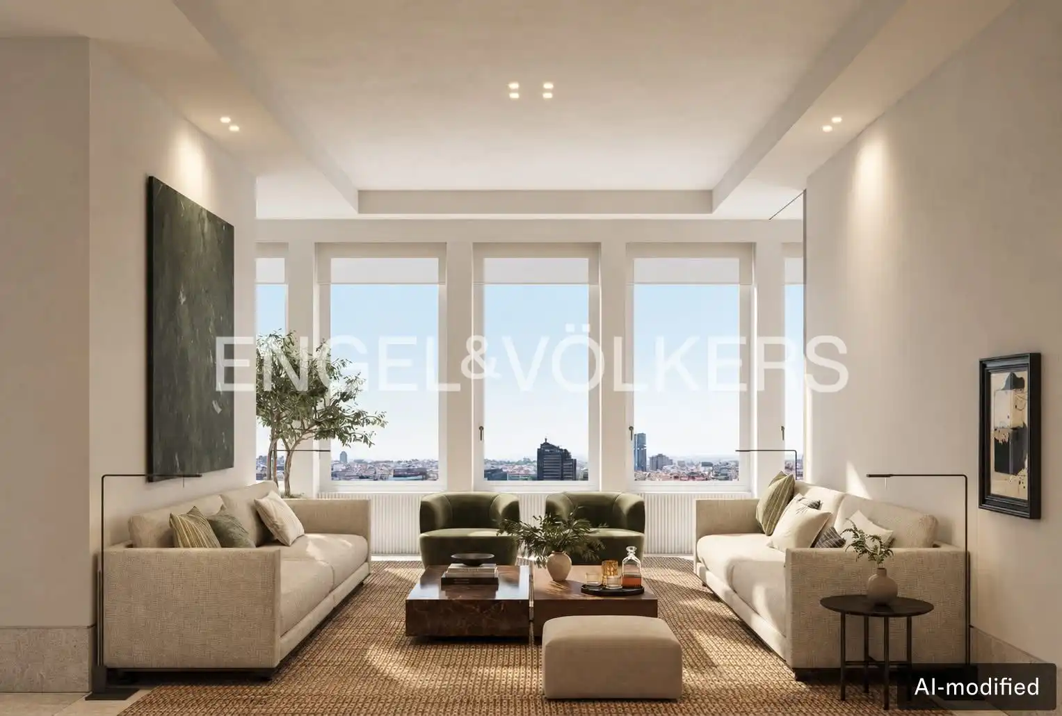 Sala de estar de Ático en venta en Chamartín