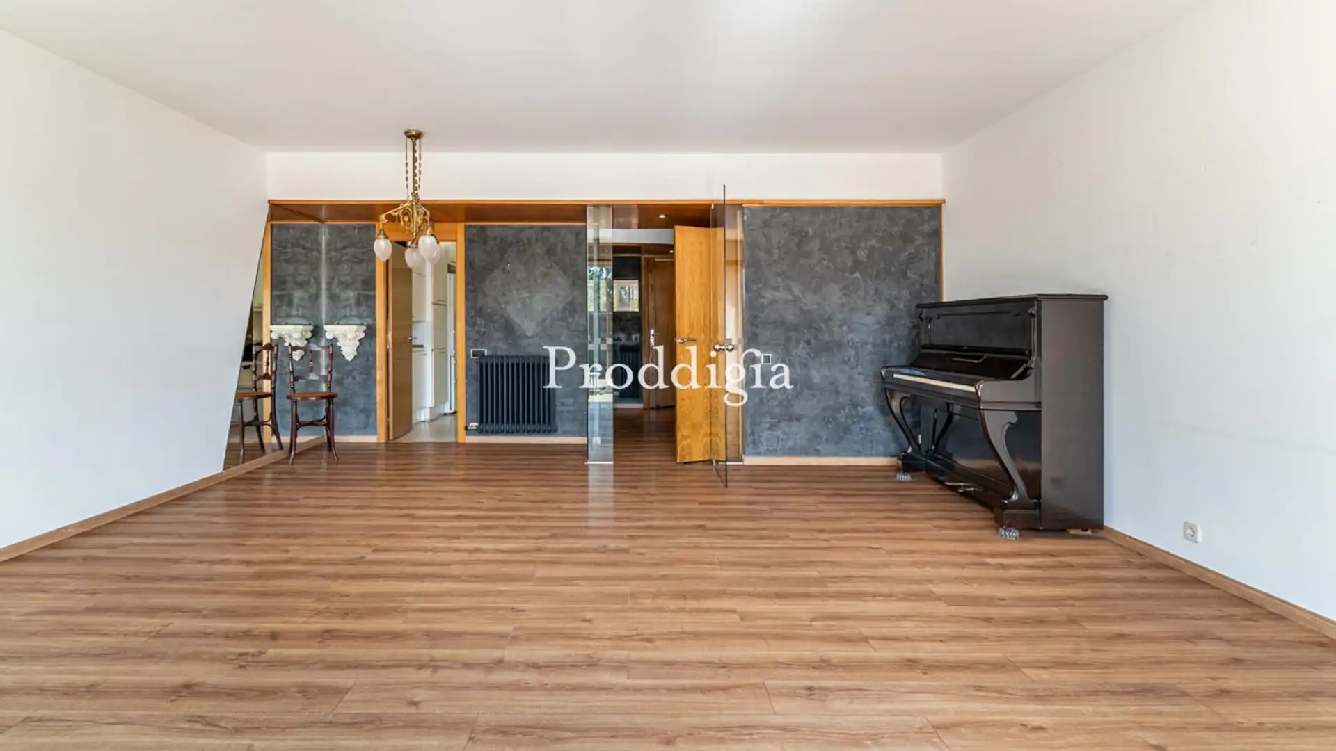 Sala de estar de Casa adosada en venta en Sant Cugat del Vallès con Calefacción, Terraza y Trastero