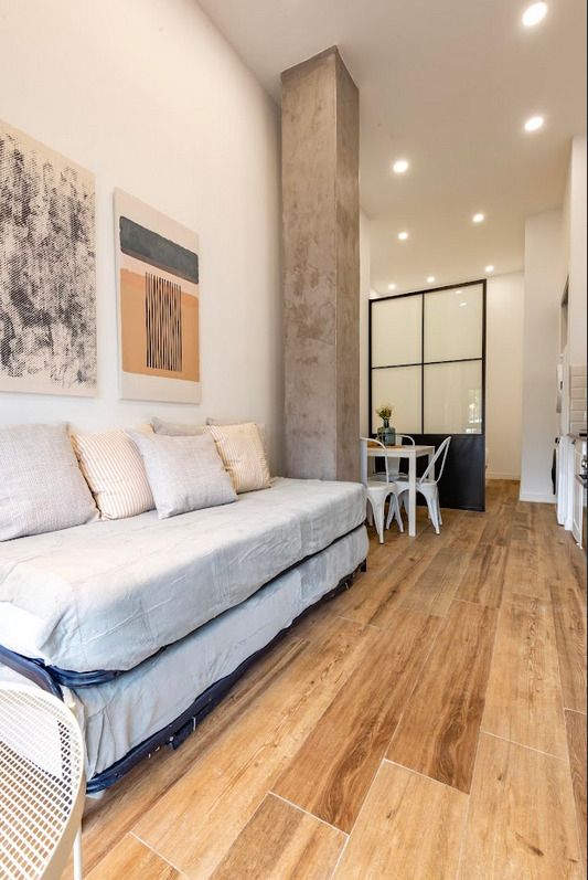 Bedroom of Flat for sale in  Madrid Capital  with Air Conditioner, Heating and Parquet flooring