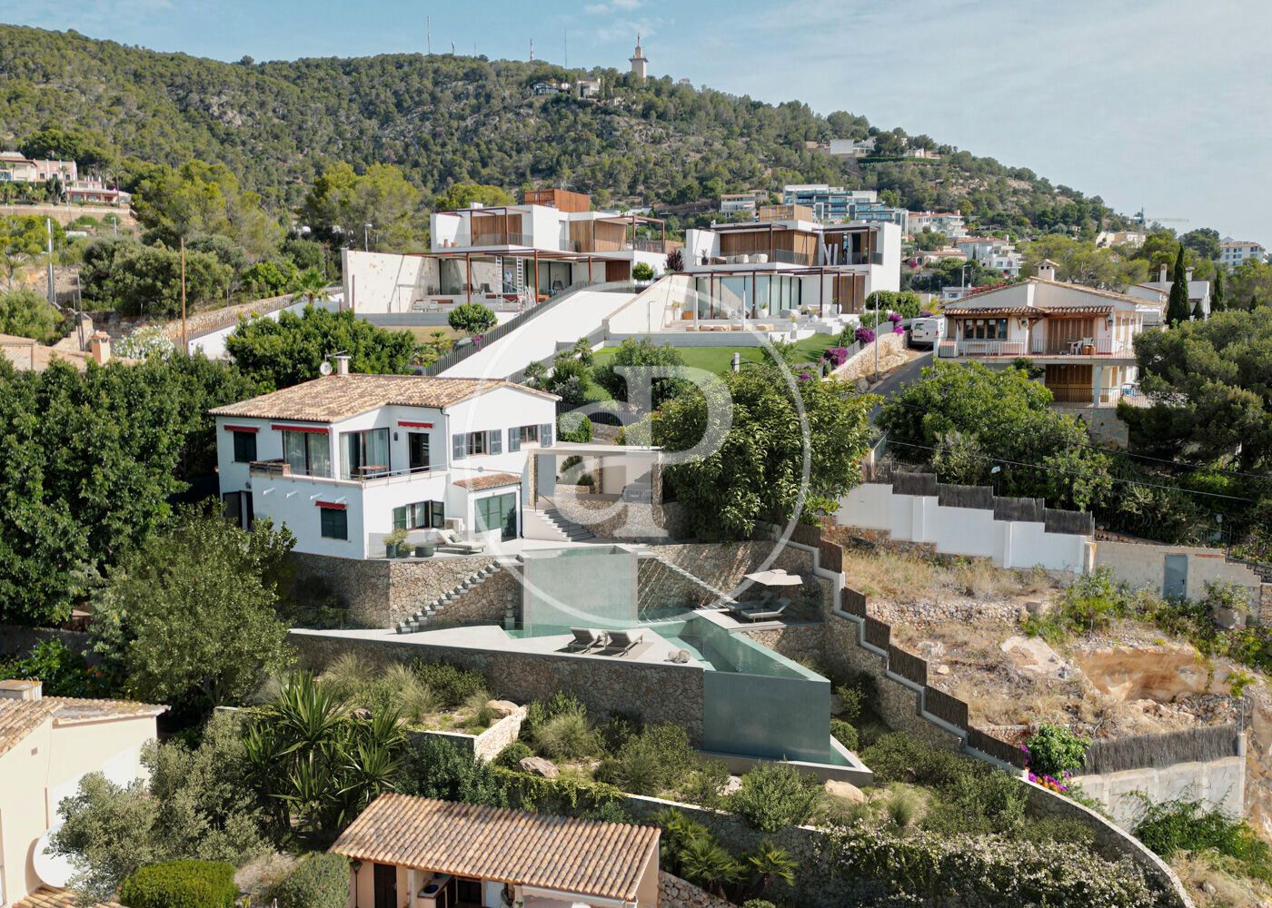 Vista exterior de Casa o xalet en venda en  Palma de Mallorca amb Calefacció, Jardí privat i Terrassa