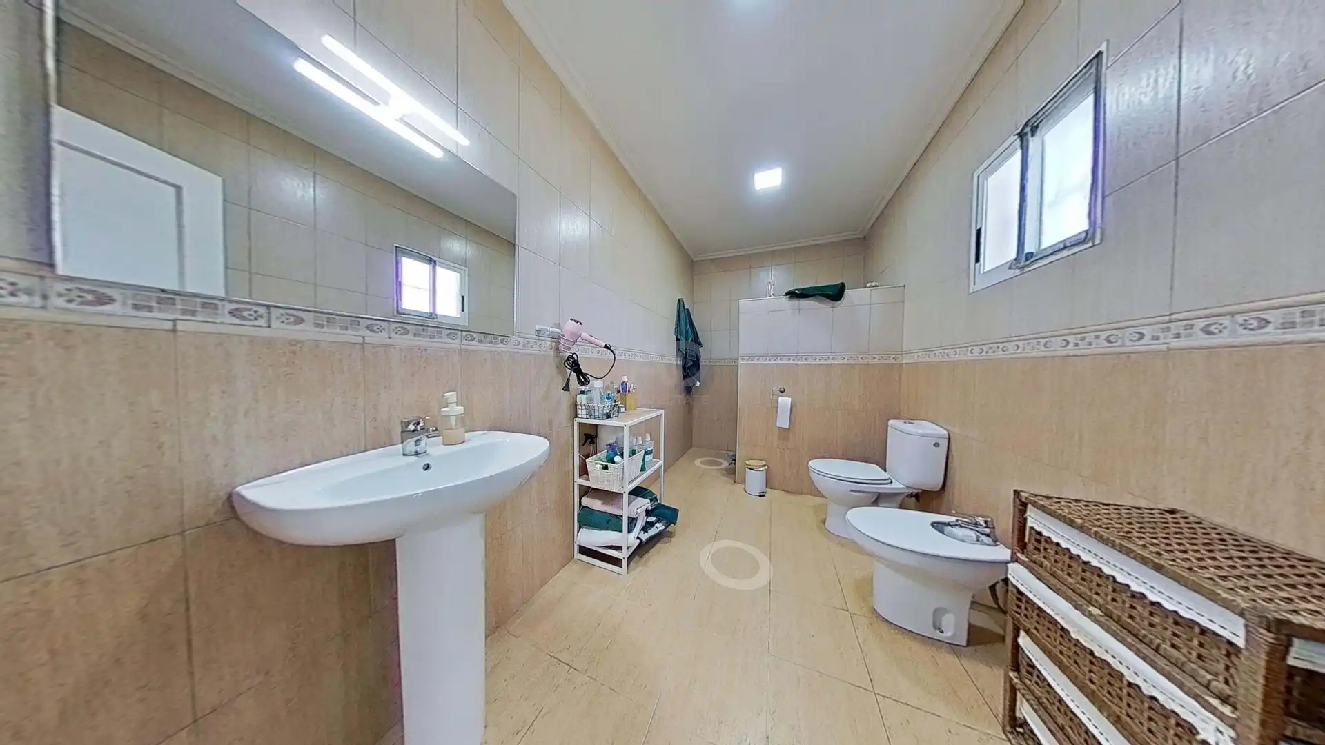 Bathroom of Houses for sale in Hondón de los Frailes  with Air Conditioner, Heating and Terrace