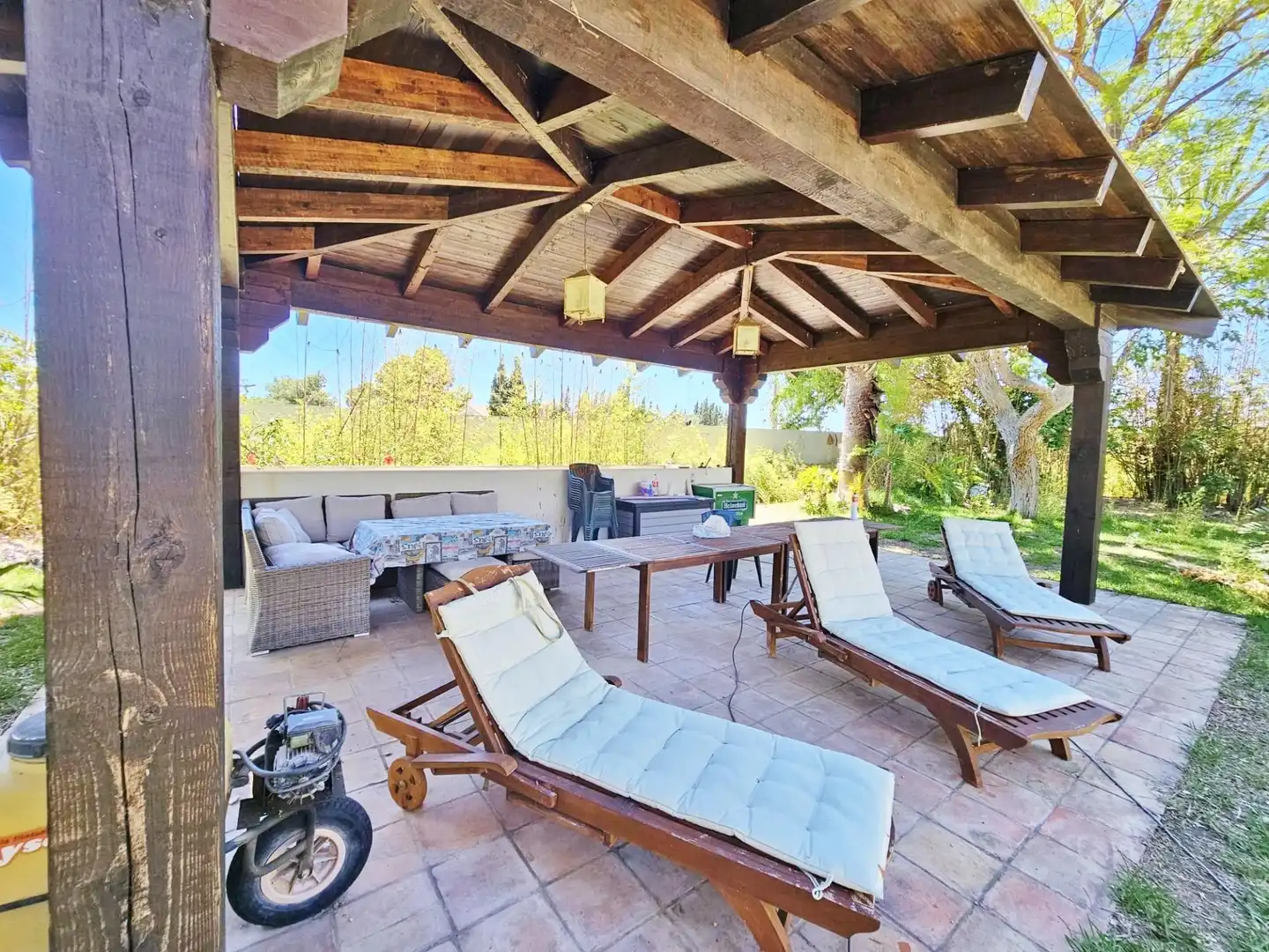Terrassa de Casa o xalet en venda en Elche / Elx amb Aire condicionat, Calefacció i Jardí privat