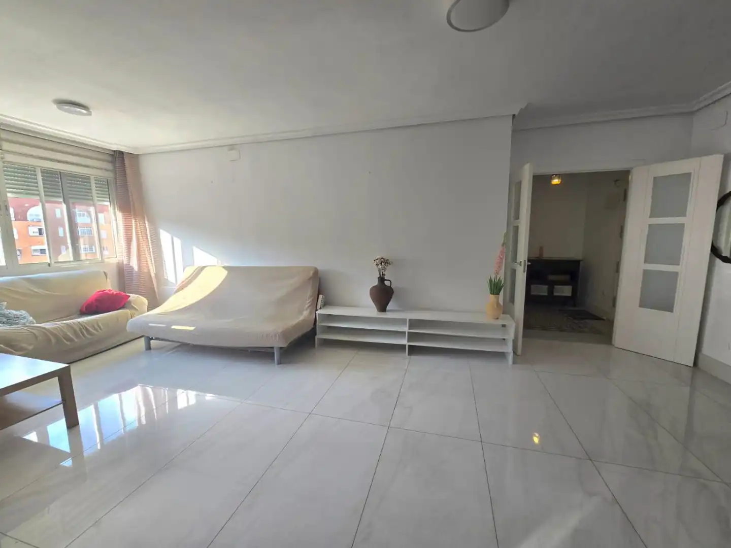 Wohnzimmer von Wohnung zur Miete in Sevilla mit Klimaanlage, Heizung und Terrasse