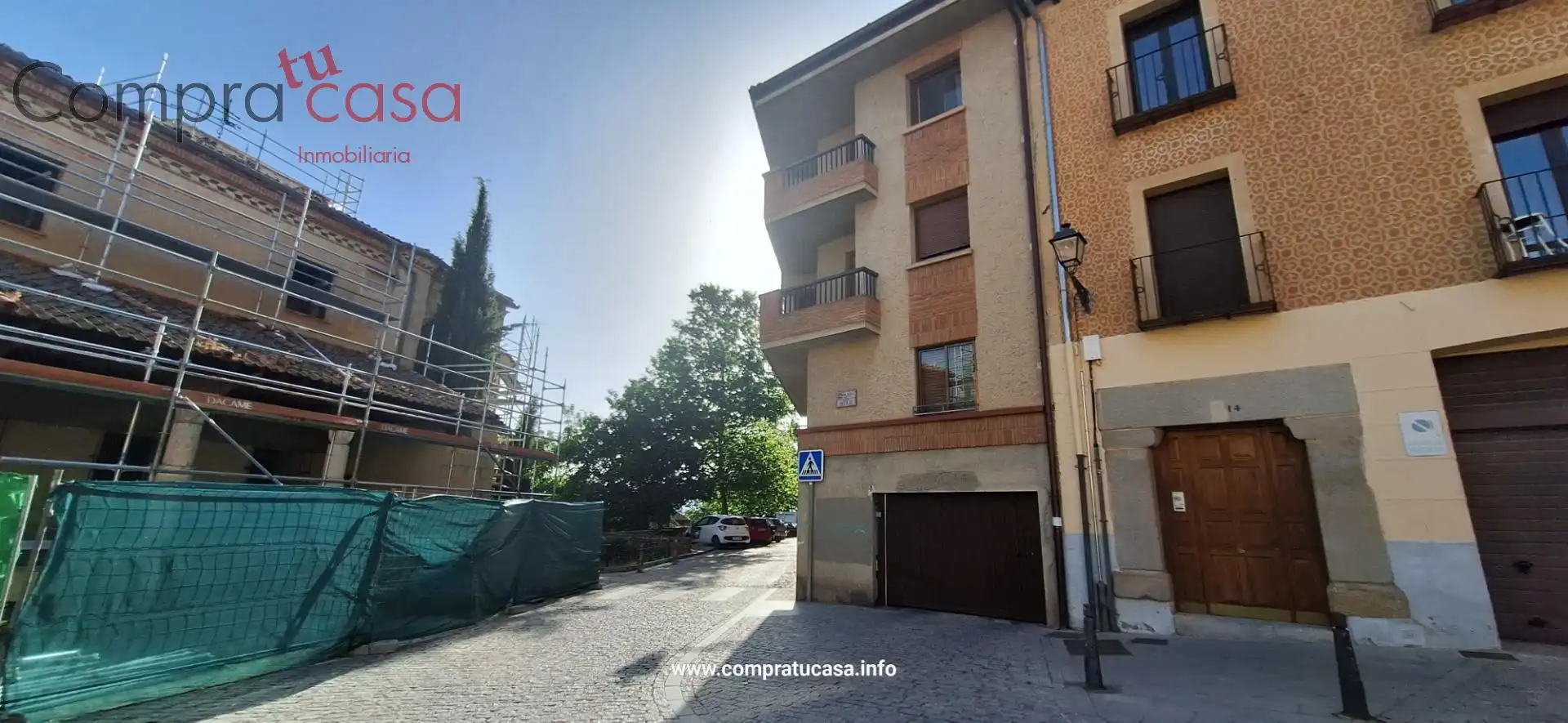 Vista exterior de Pis de lloguer en Segovia amb Calefacció, Terrassa i Moblat