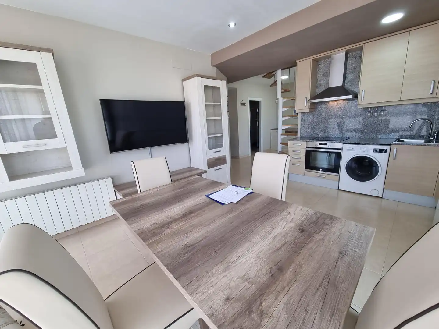 Esszimmer von Dachboden zum Verkauf in Sabadell mit Terrasse, Möbliert und Alarm