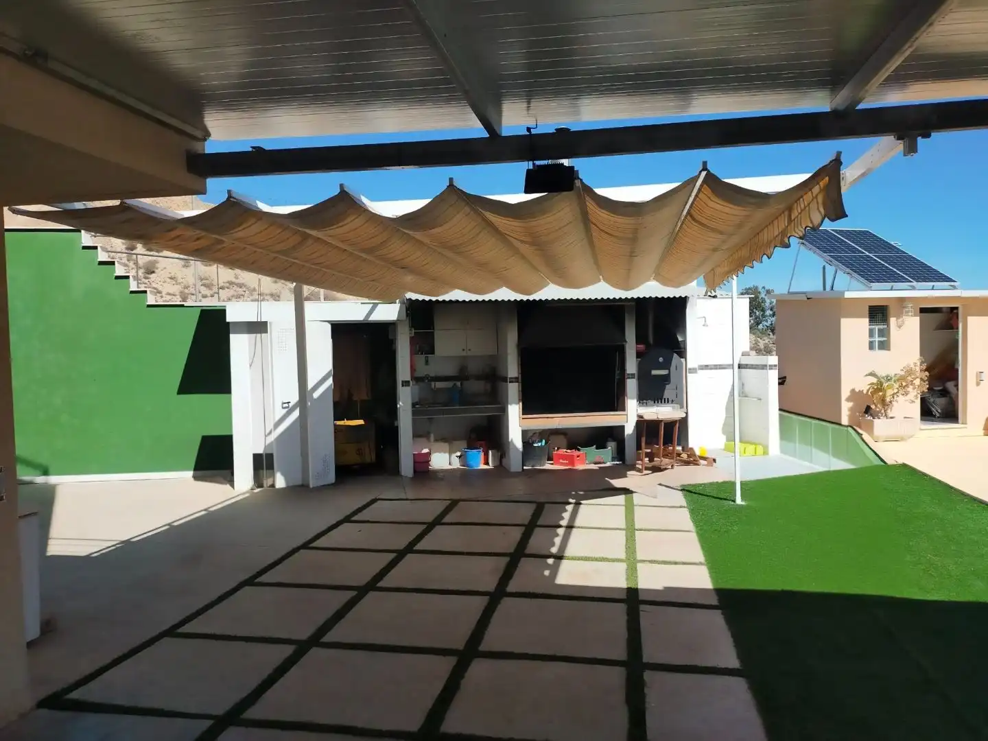 Terrassa de Casa o xalet en venda en Alcantarilla amb Aire condicionat, Terrassa i Piscina