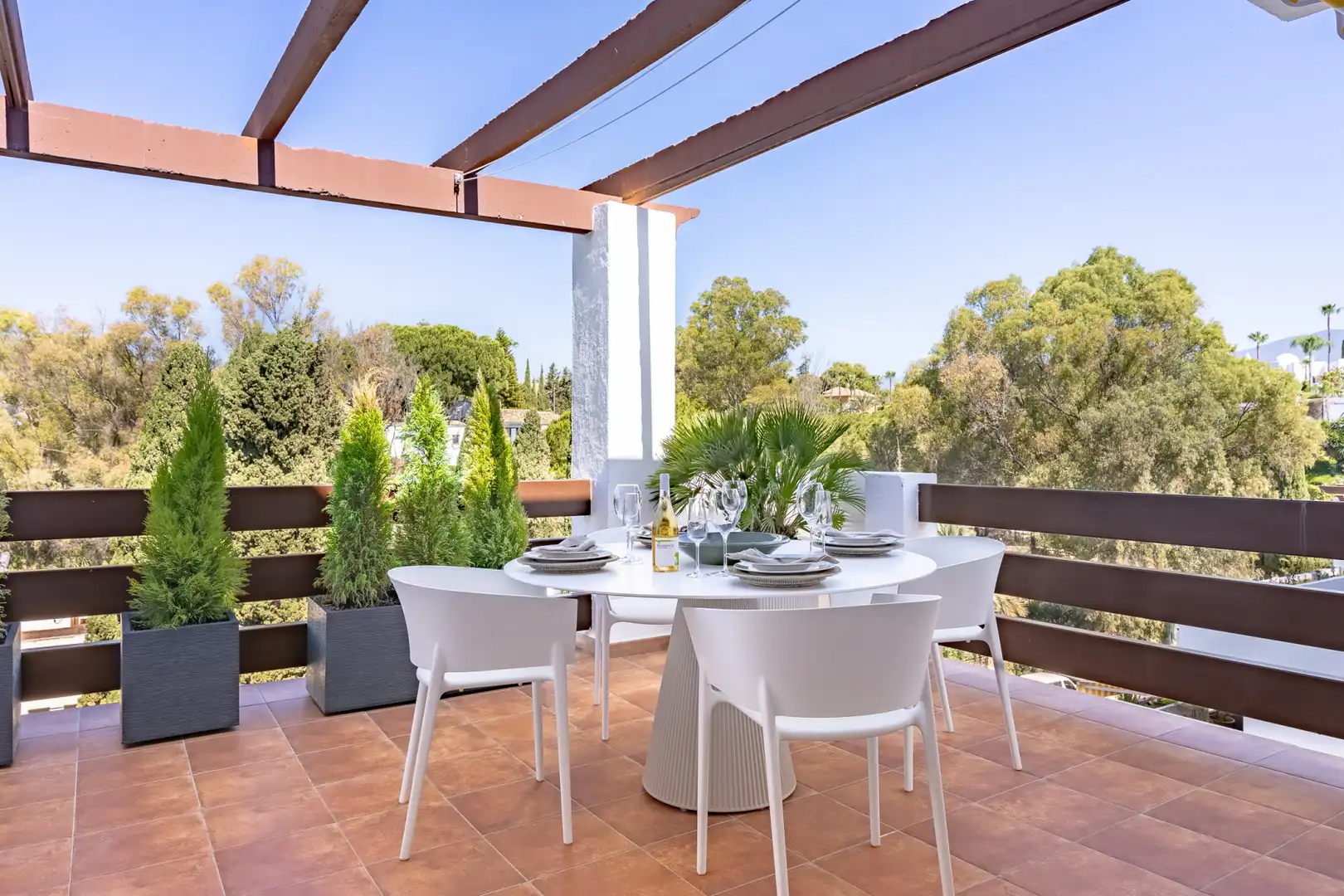 Apartament amb piscina en venda a Milla de Oro