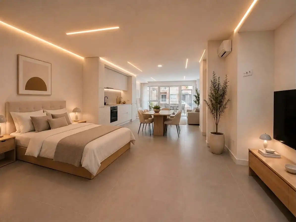Bedroom of Flat for sale in Castellón de la Plana / Castelló de la Plana  with Air Conditioner, Terrace and Furnished