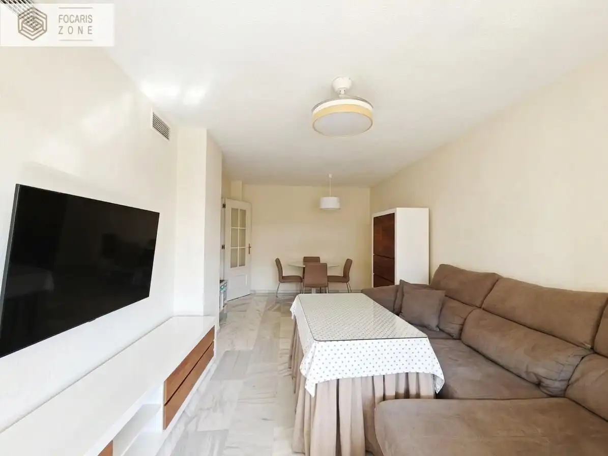 Living room of Flat for sale in Málaga  with Air Conditioner, Heating and Private garden