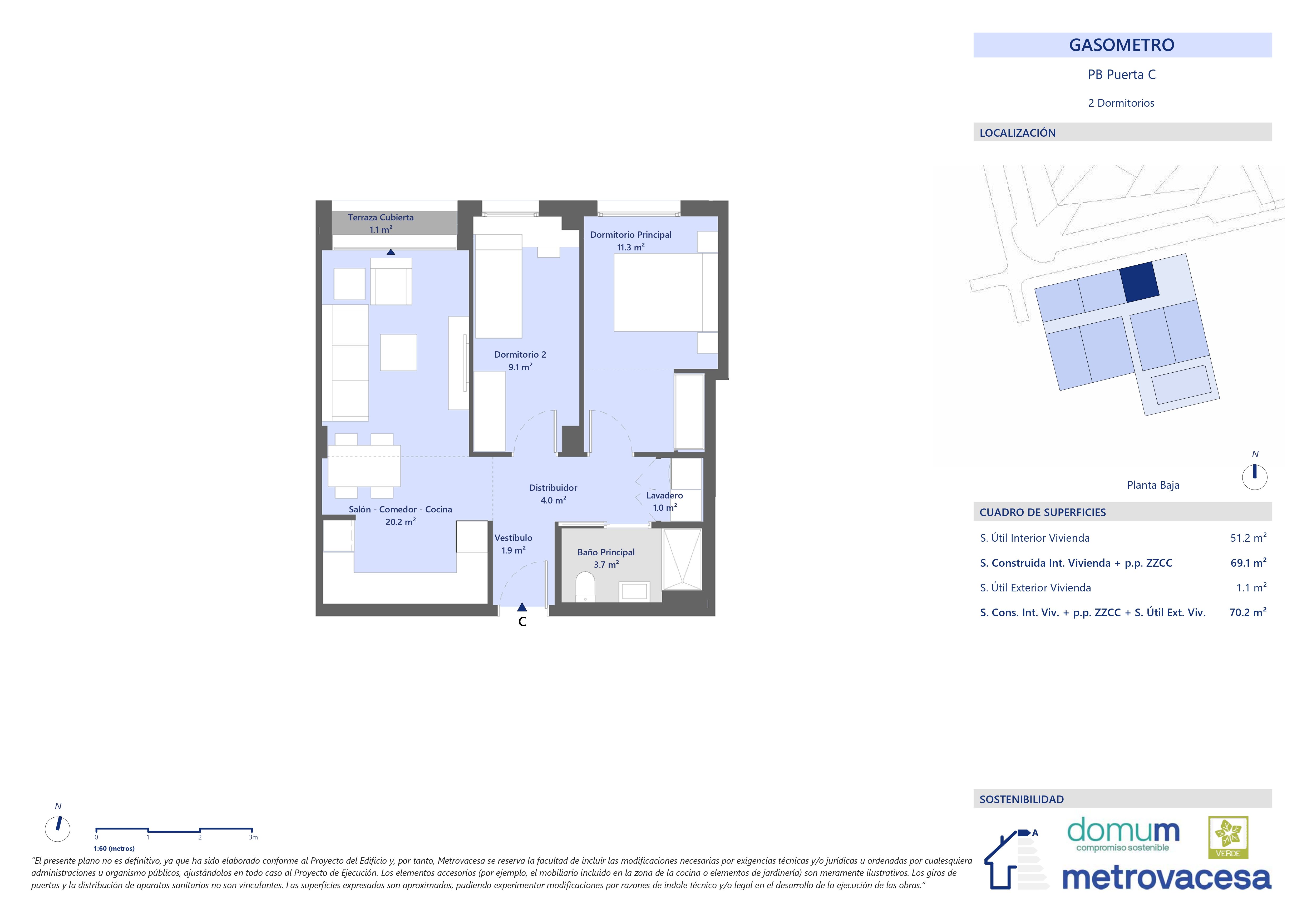 Flat for sale in Terrassa  with Air Conditioner, Heating and Parquet flooring