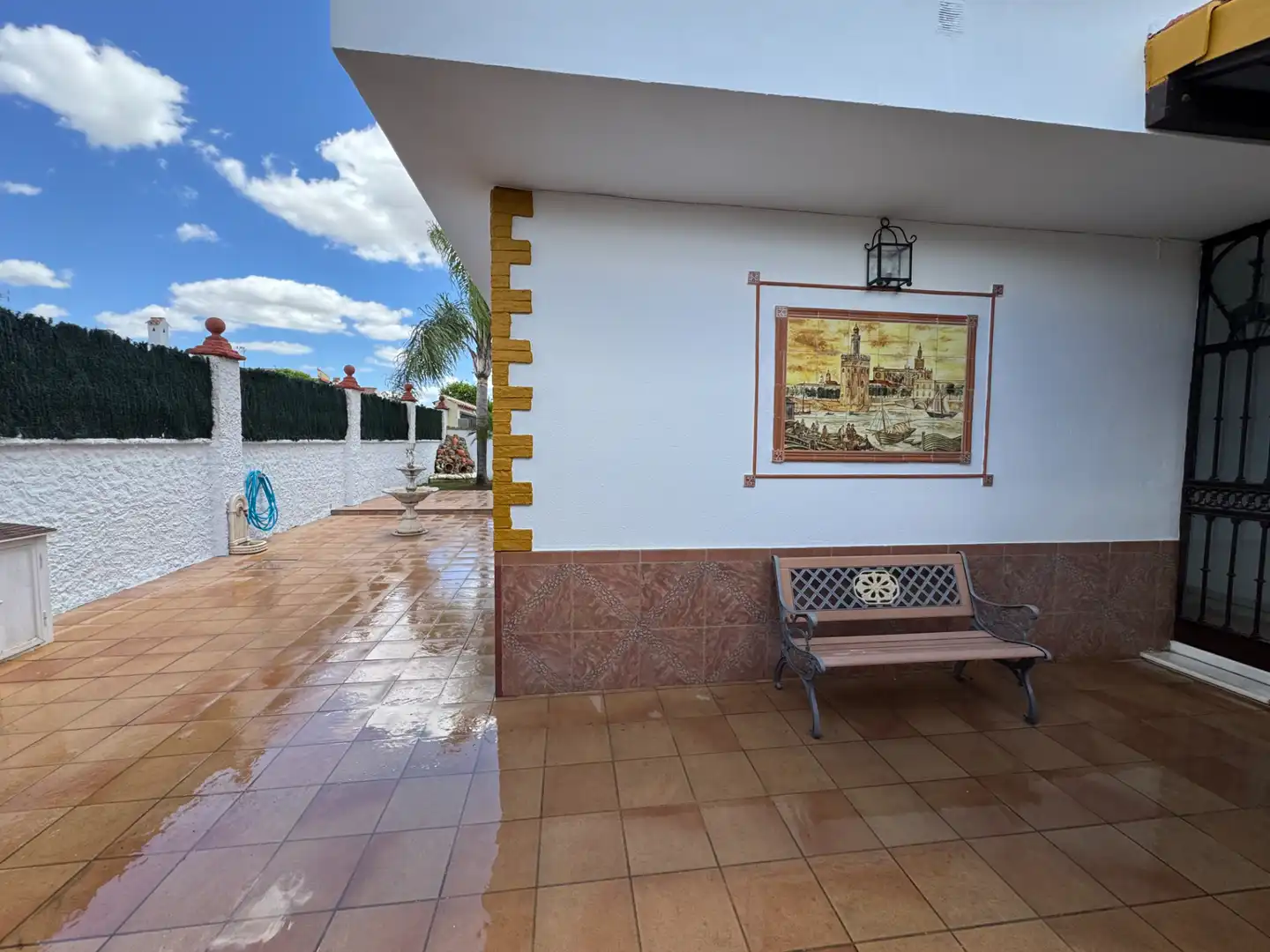Terraza de Casa o chalet de alquiler en Espartinas con Aire acondicionado, Calefacción y Jardín privado
