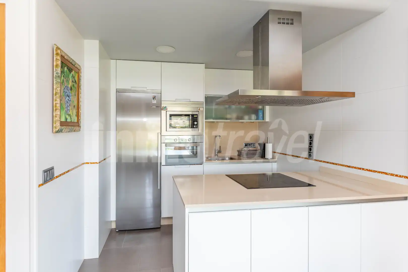 Cocina de Casa o chalet en venta en Sanxenxo con Calefacción, Jardín privado y Parquet