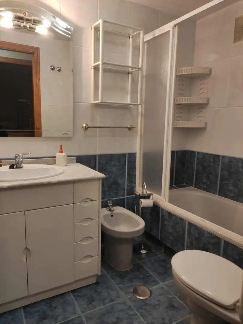 Baño de Piso de alquiler en Murcia con Aire acondicionado, Calefacción y Jardín privado