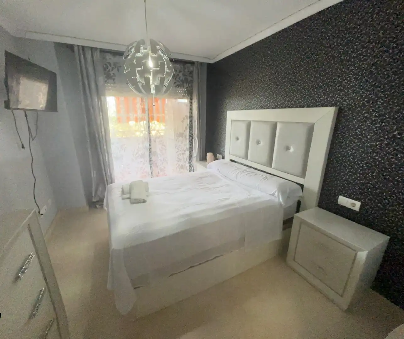 Bedroom of Flat for rent in Fuengirola  with Air Conditioner, Terrace and Furnished