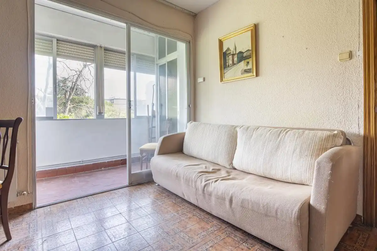 Balcony of Flat for sale in Madrid  with Air Conditioner, Heating and Terrace