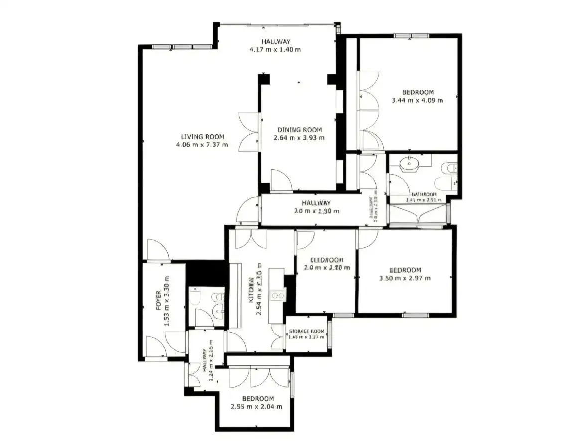 Piso en venta en  Madrid Capital con Terraza y Balcón