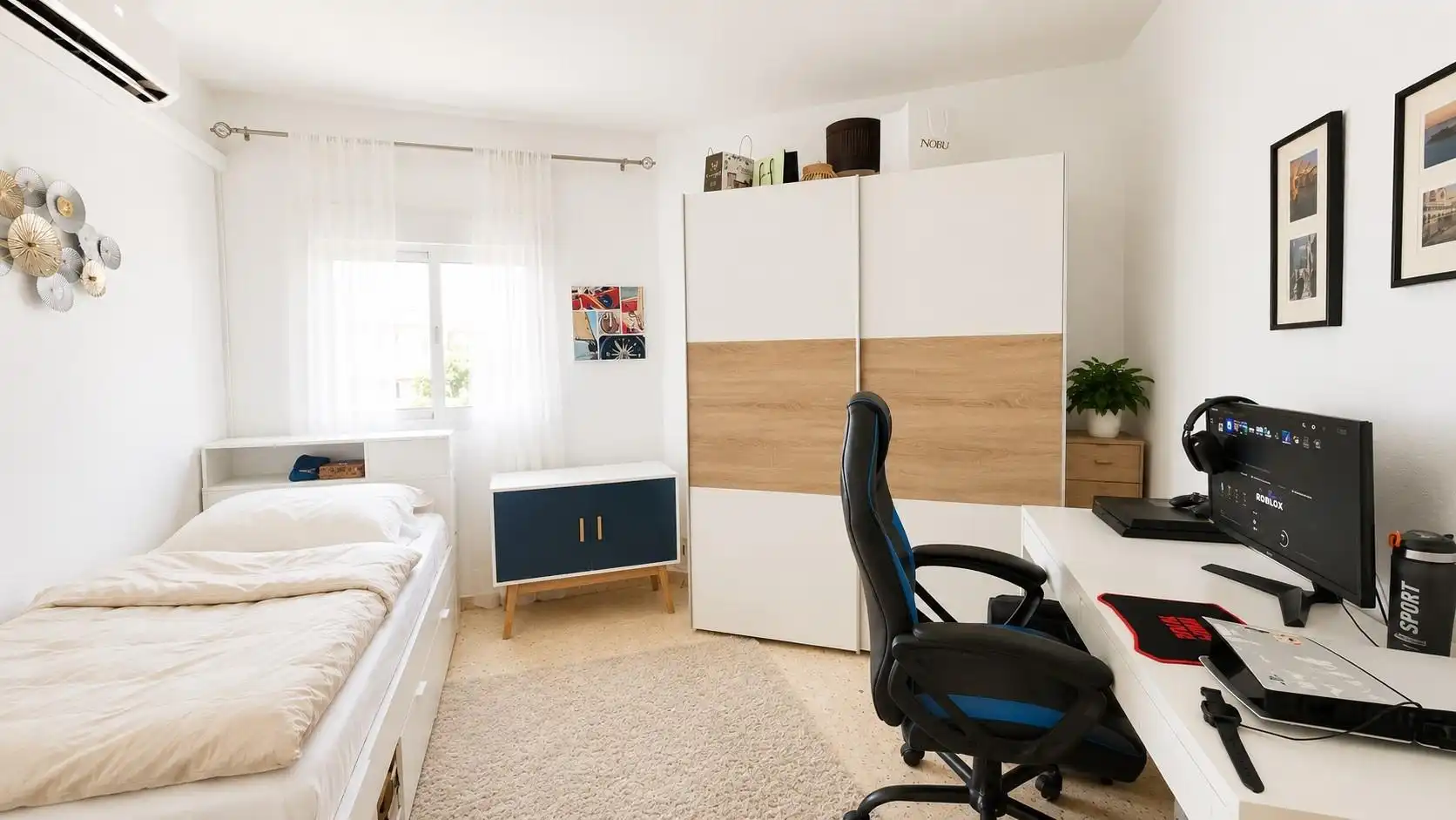 Schlafzimmer von Wohnungen zum Verkauf in Marbella mit Klimaanlage, Heizung und Terrasse