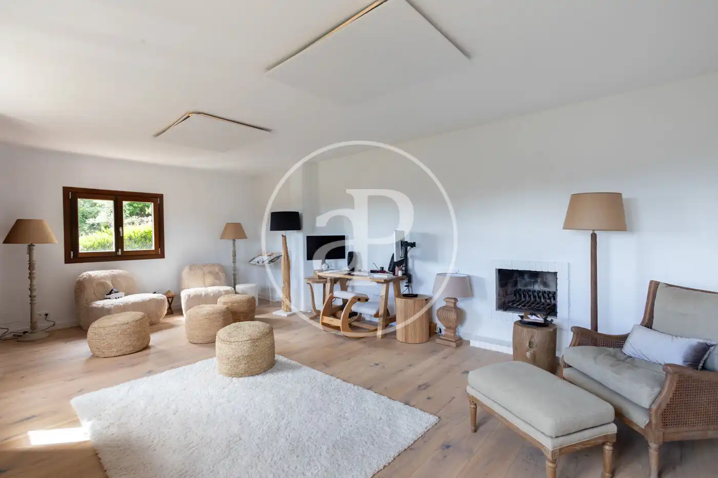 Sala d'estar de Casa o xalet en venda en Esporles amb Aire condicionat, Calefacció i Jardí privat