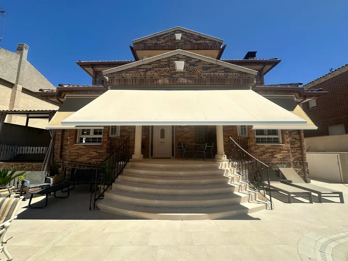 Vista exterior de Casa o chalet en venta en Ocaña con Aire acondicionado, Jardín privado y Terraza