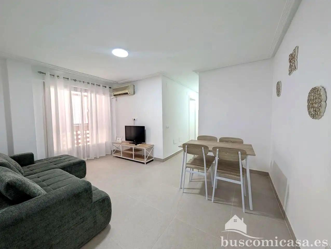 Living room of Flat for rent in Linares  with Air Conditioner, Furnished and Balcony