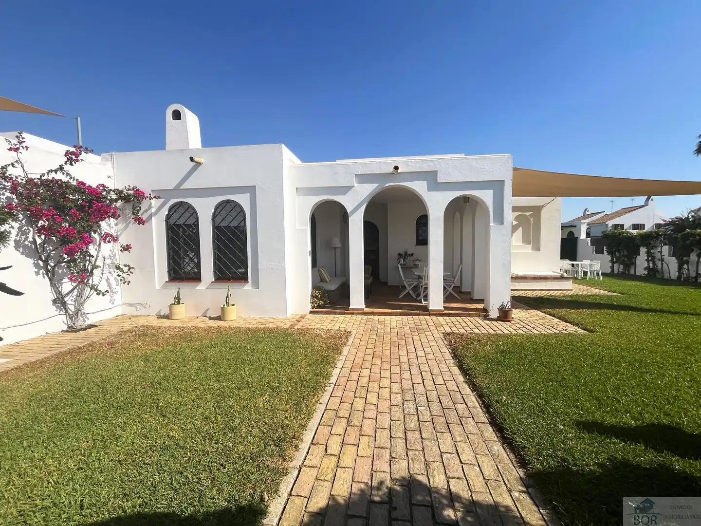 Jardín de Casa o chalet de alquiler en El Puerto de Santa María con Aire acondicionado, Calefacción y Terraza