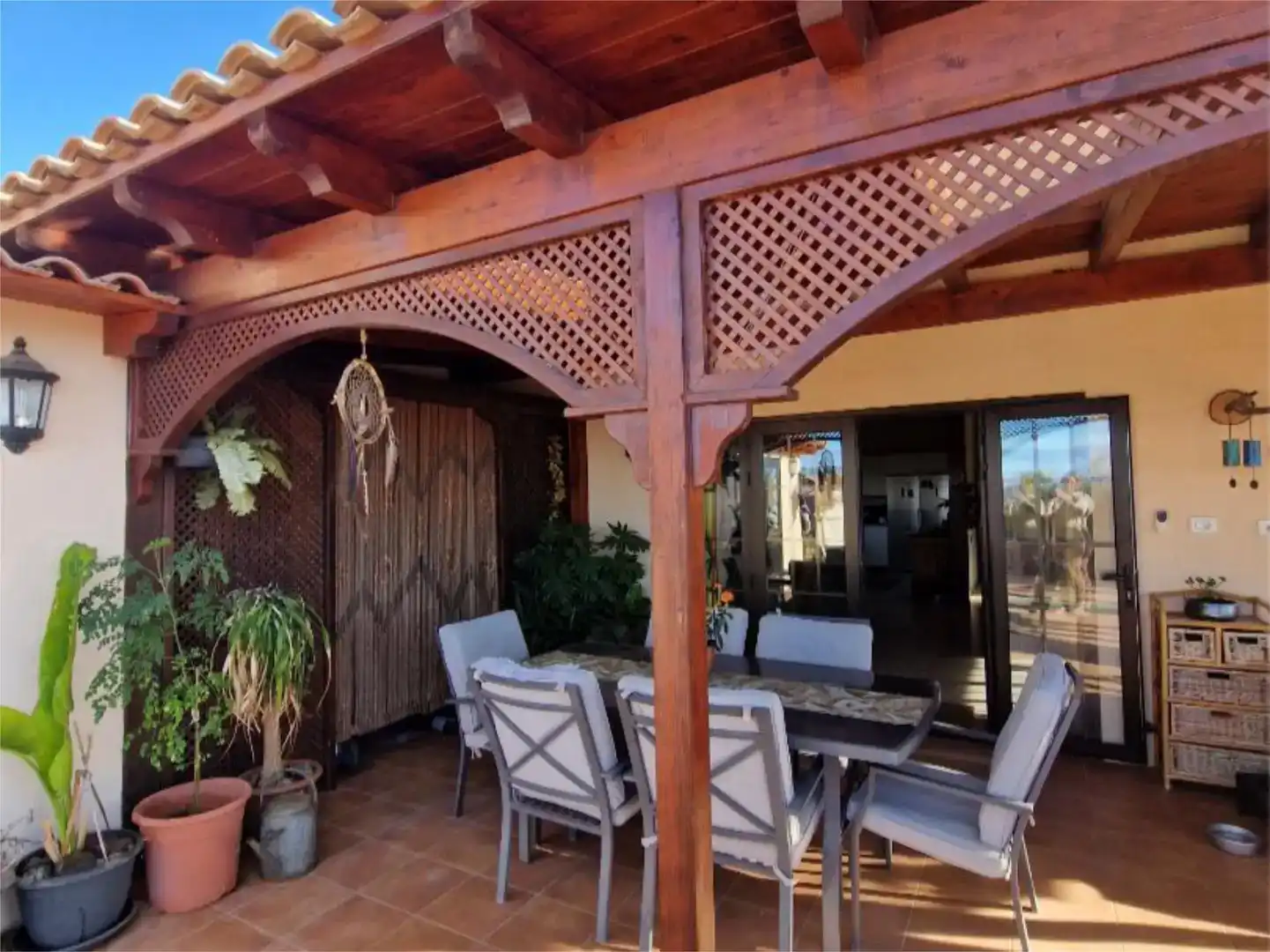 Terrace of Flat for sale in Guía de Isora  with Air Conditioner, Private garden and Storage room