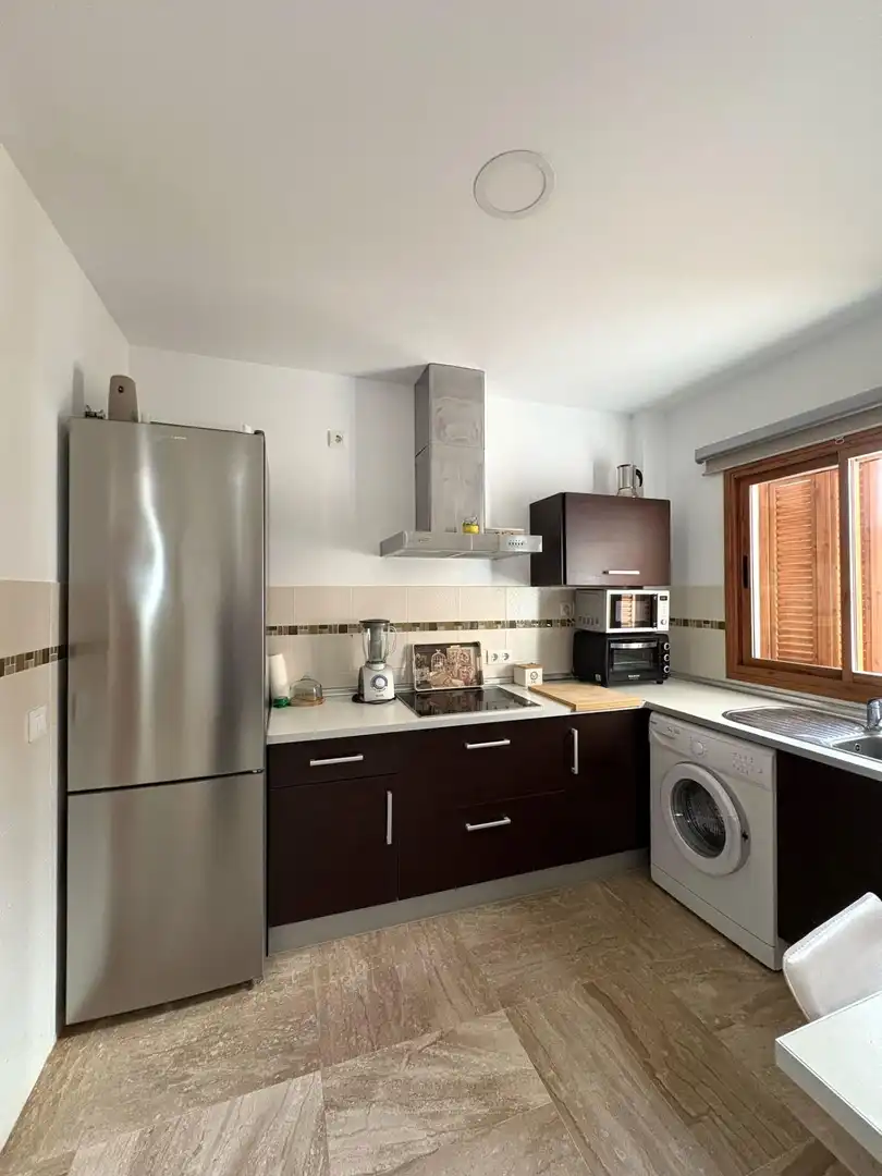Kitchen of Apartments for rent in Chiclana de la Frontera  with Air Conditioner and Private garden