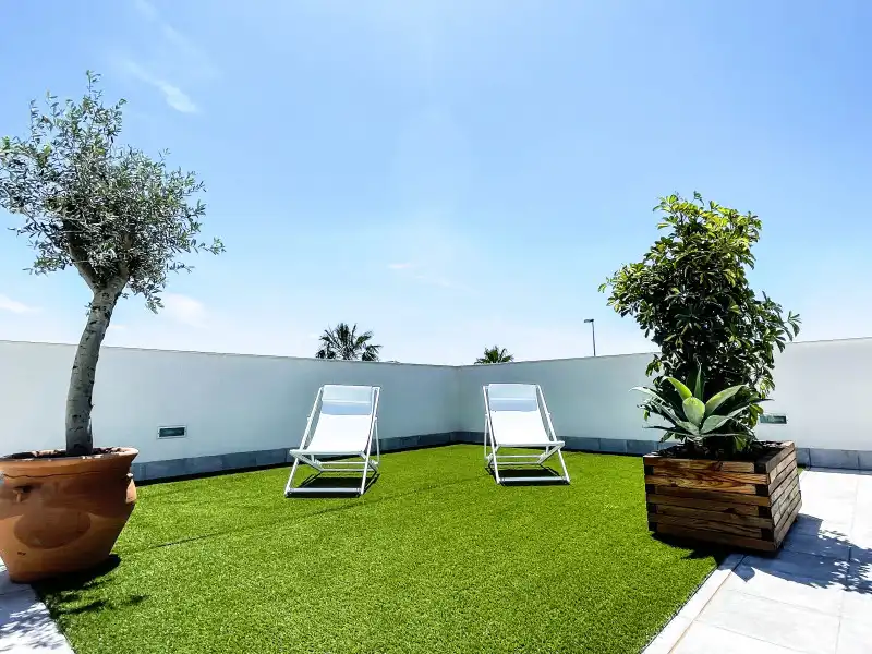 Terraza de Casa o chalet en venta en Pilar de la Horadada con Aire acondicionado, Terraza y Piscina